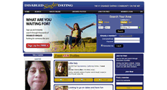 Desktop Screenshot of disabledsinglesdating.com